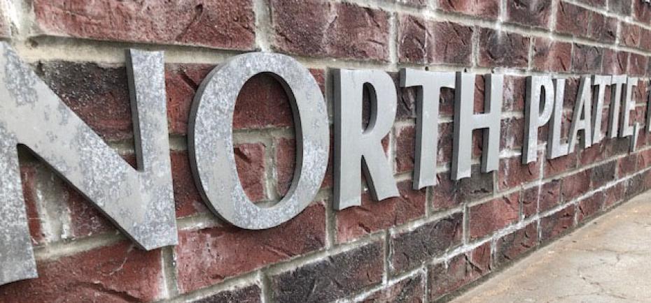 North Platte on brick