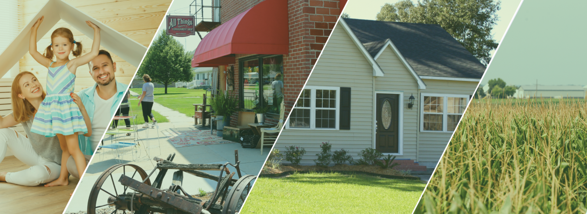 family, business, home, and farm